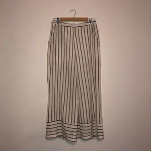 Striped Flared Pants